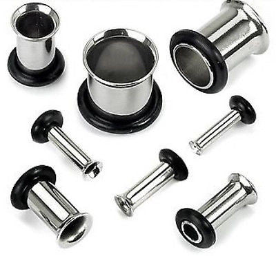 16pc Steel Single Flare Tunnels