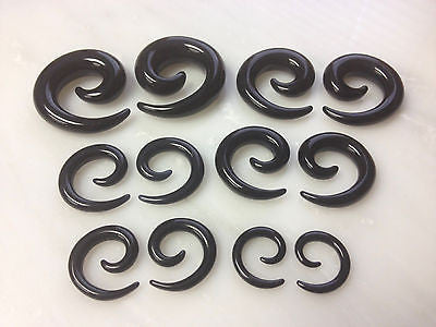 12pc Neon Spiral Taper Sets 00g, 0g, 2g, 4g, 6g, 8g