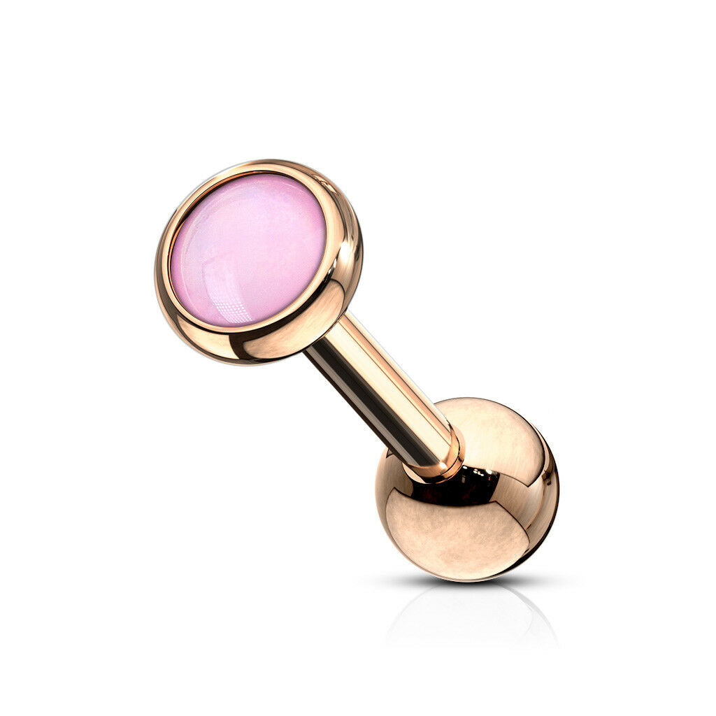 1pc Illuminating Stone Tragus Stud Helix Conch Ear Cartilage Piercing Jewelry