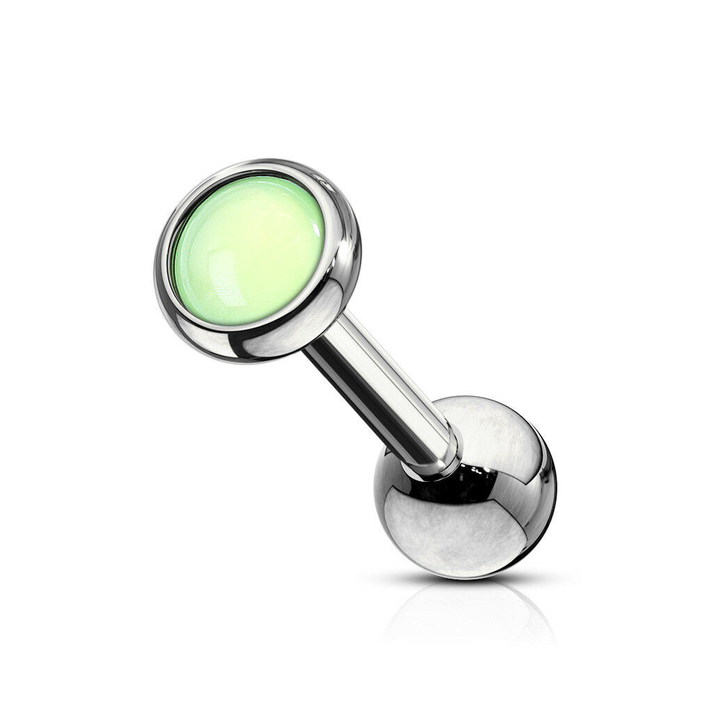 1pc Illuminating Stone Tragus Stud Helix Conch Ear Cartilage Piercing Jewelry