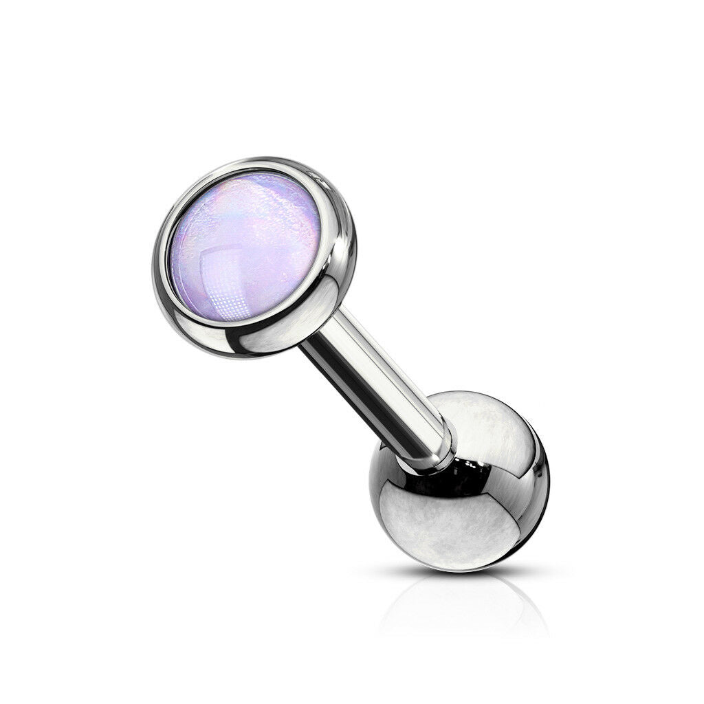 1pc Illuminating Stone Tragus Stud Helix Conch Ear Cartilage Piercing Jewelry