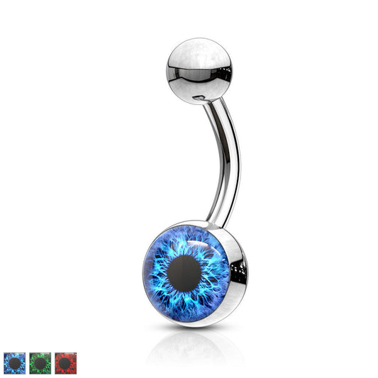 Eyeball Logo Belly Ring