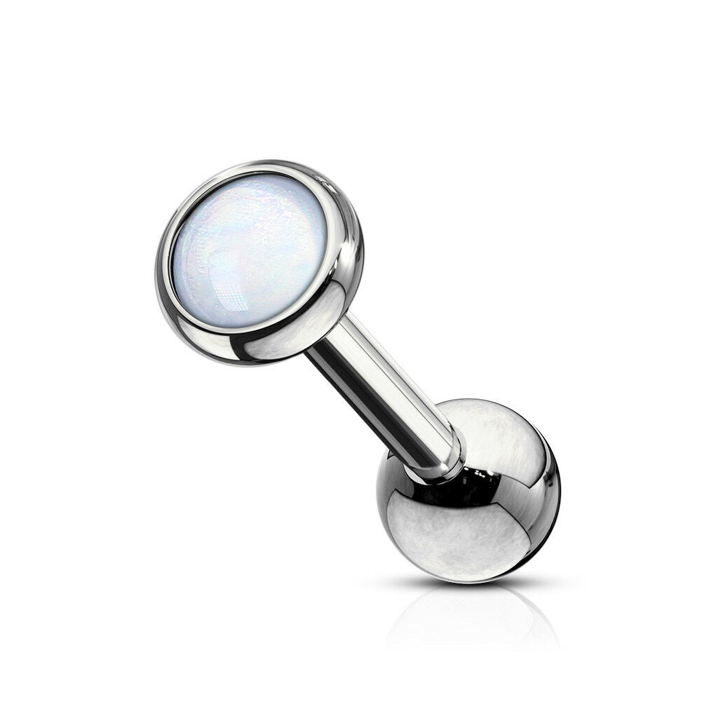 1pc Illuminating Stone Tragus Stud Helix Conch Ear Cartilage Piercing Jewelry