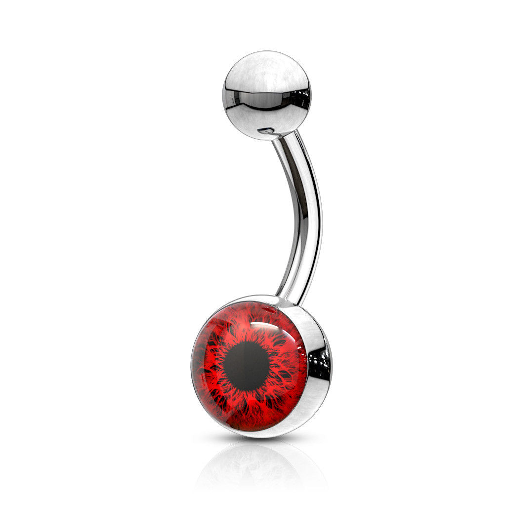 Eyeball Logo Belly Ring