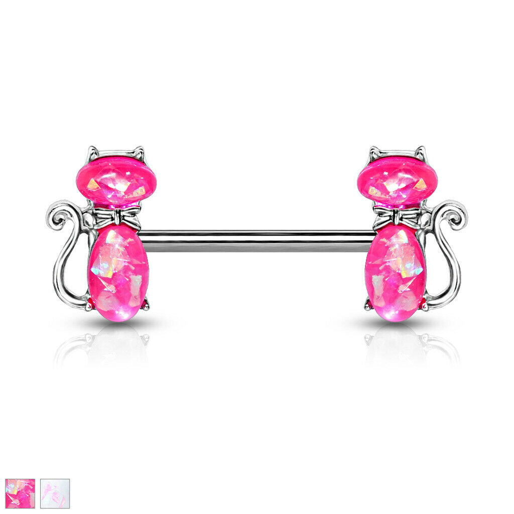 Cat hot sale nipple rings