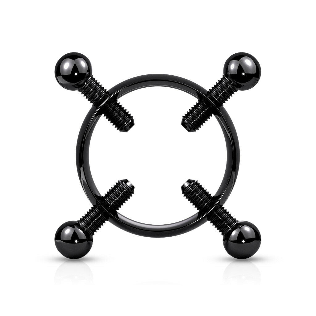 PAIR Non-Piercing Adjustable Nipple Clamps 316L Bondage Surgical Steel