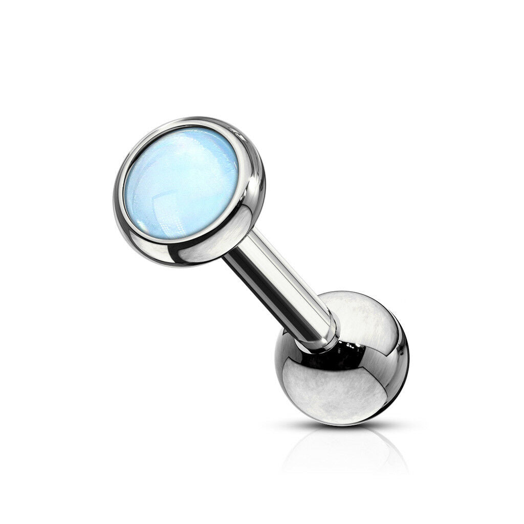 1pc Illuminating Stone Tragus Stud Helix Conch Ear Cartilage Piercing Jewelry