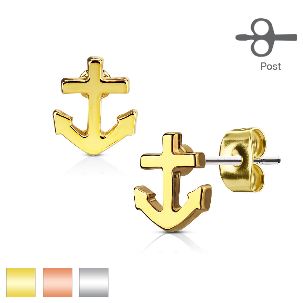 PAIR of Anchor Style 20g Earrings