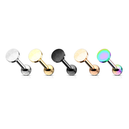 5pcs Circle Design 16g Tragus Stud Ring Barbells Wholesale Lot Body Jewelry