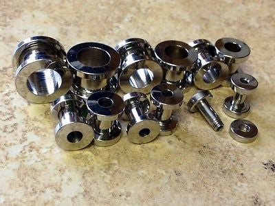 12pc Steel Screw Fit Tunnels