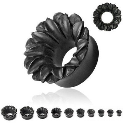 PAIR Lotus Flower Organic Areng Wood Tunnels