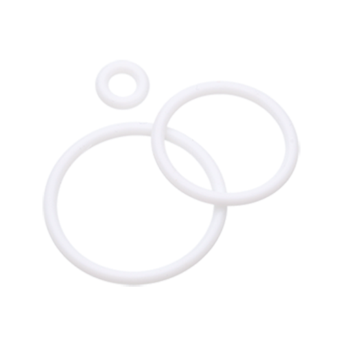 10pk Replacement O-Rings Body Jewelry Bands Plugs Tunnels Tapers - WHITE (14 colors available!)
