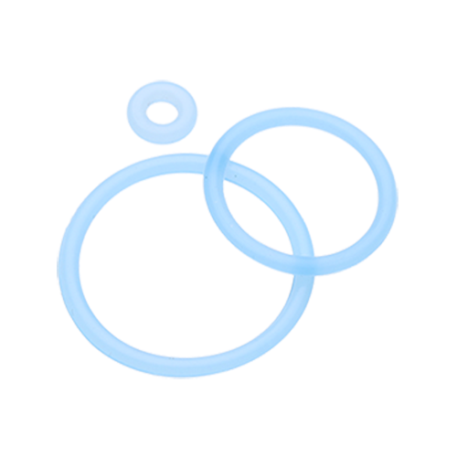 10pk Replacement O-Rings Body Jewelry Bands Plugs Tunnels Tapers - LIGHT BLUE (14 colors available!)