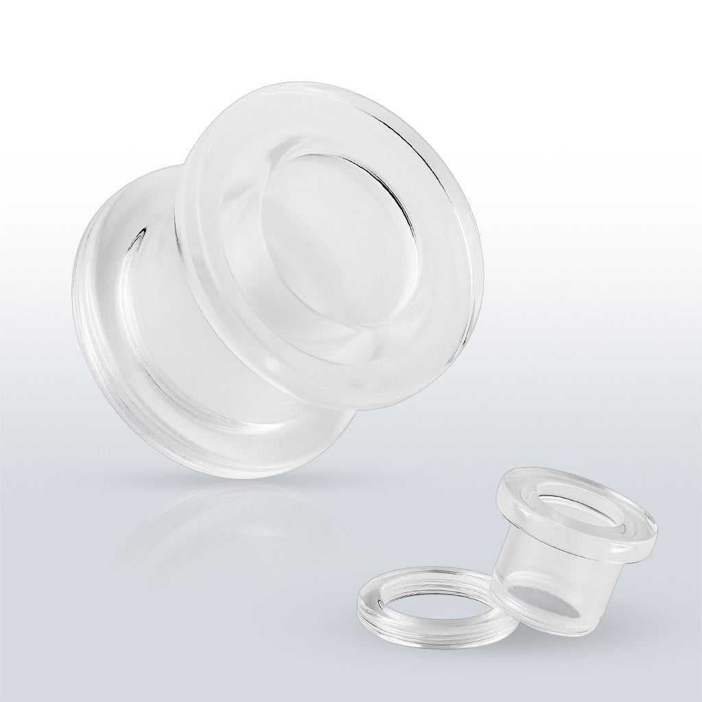 PAIR Acrylic Screw Fit Flesh Tunnels