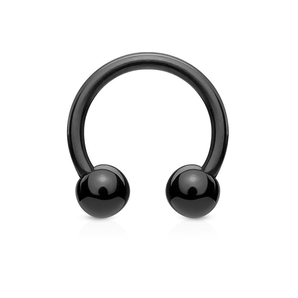 PAIR Flexible Circular Barbells Horseshoe Septum Eyebrow Nipple Tragus Rings