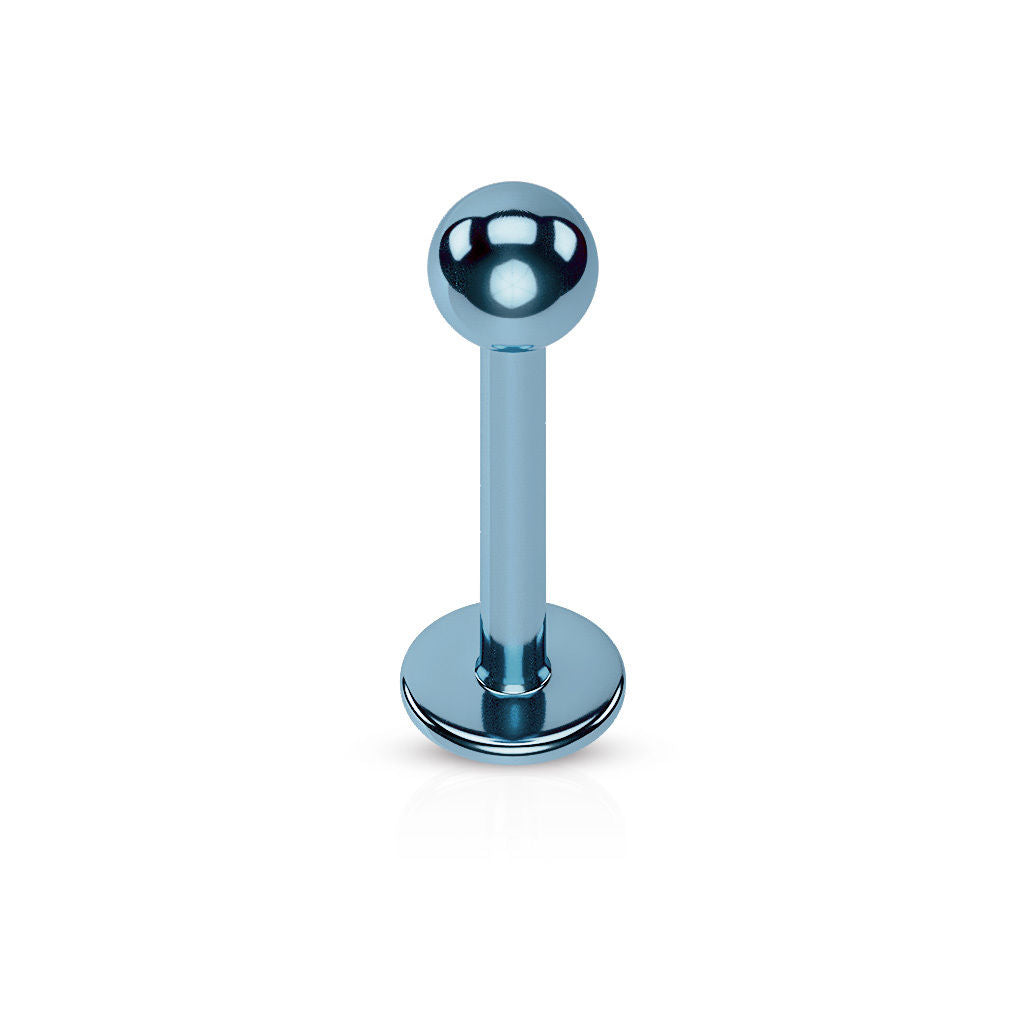 1pc Titanium Ion Plated 316L Surgical Steel Labret