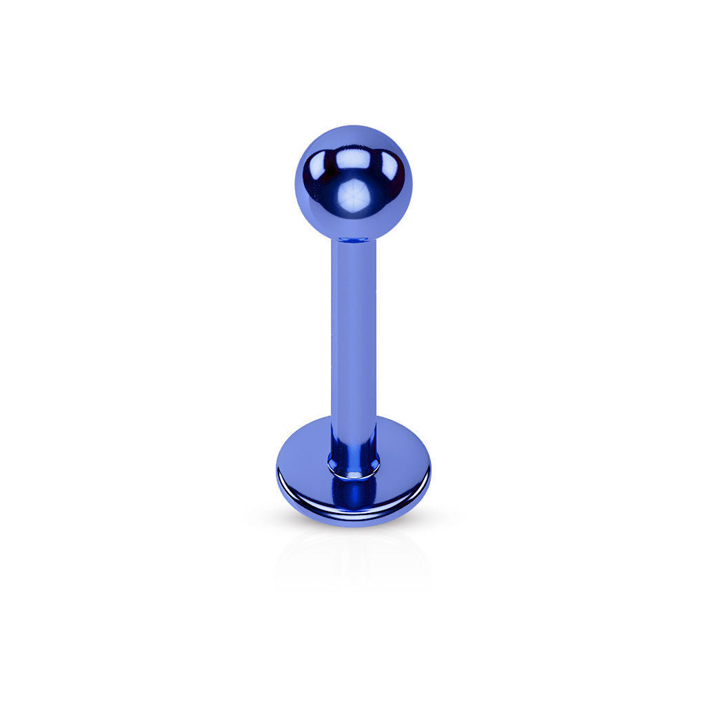 1pc Titanium Ion Plated 316L Surgical Steel Labret
