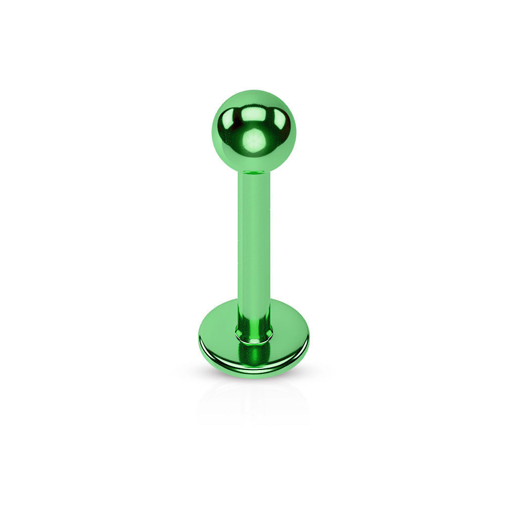 1pc Titanium Ion Plated 316L Surgical Steel Labret