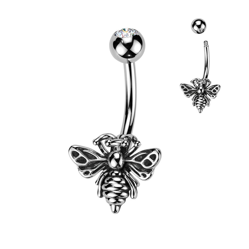 1pc Bee Belly Ring Navel Naval