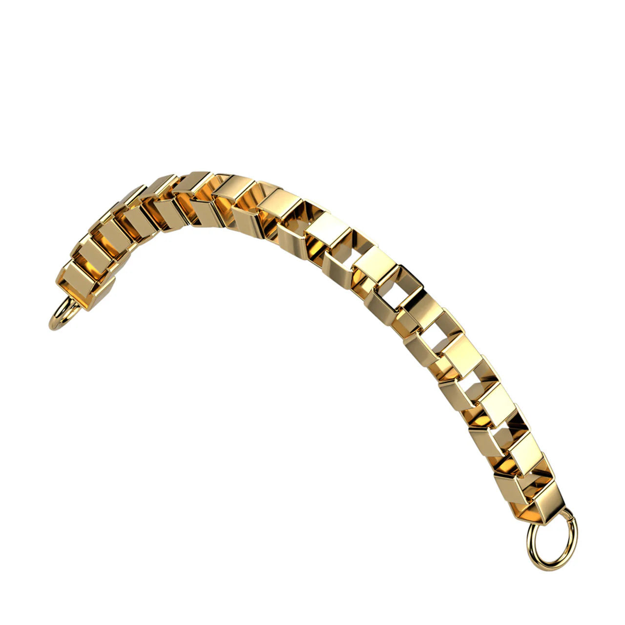 1pc 316L Stainless Steel Connector Box Chain Nose Ring Bridge Helix Cartilage