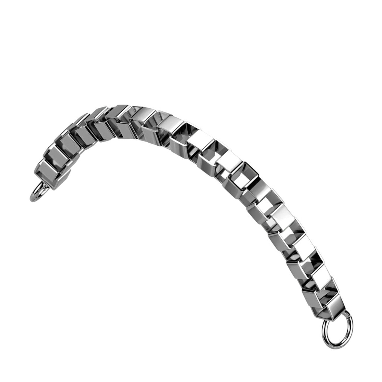 1pc 316L Stainless Steel Connector Box Chain Nose Ring Bridge Helix Cartilage