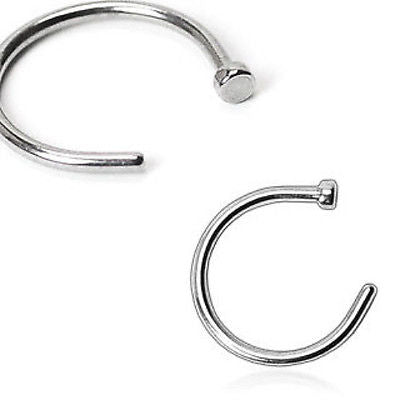 1pc Nose Ring Surgical Steel Hoop