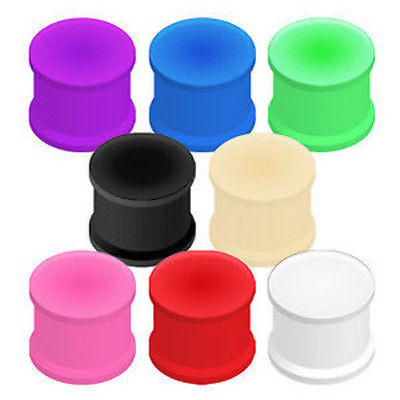 PAIR Solid Silicone Plugs Earlets Gauges