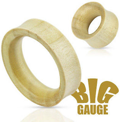 PAIR Blond Crocodile Wood Tunnels