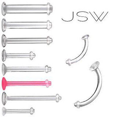 10pcs Wholesale Body Jewelry Retainers Tongue, Eyebrow, Belly/Navel, Labret