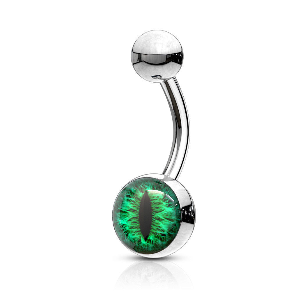 Snake Eye Logo Belly Ring