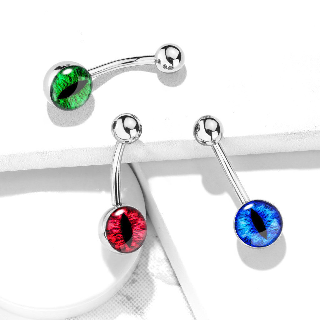 Snake Eye Logo Belly Ring