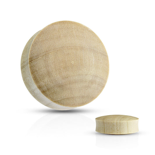 PAIR Convex Crocodile Wood Plugs