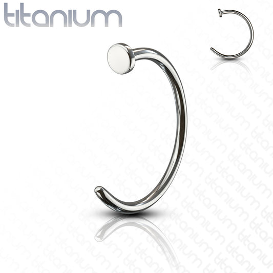 10pcs Implant Grade Titanium Nose Hoop Rings Studs Screws Wholesale Body Jewelry
