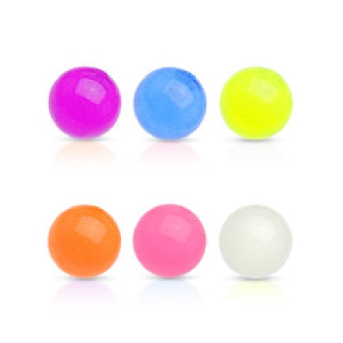 10pk Glow in the Dark Threaded Balls Replacement Parts
