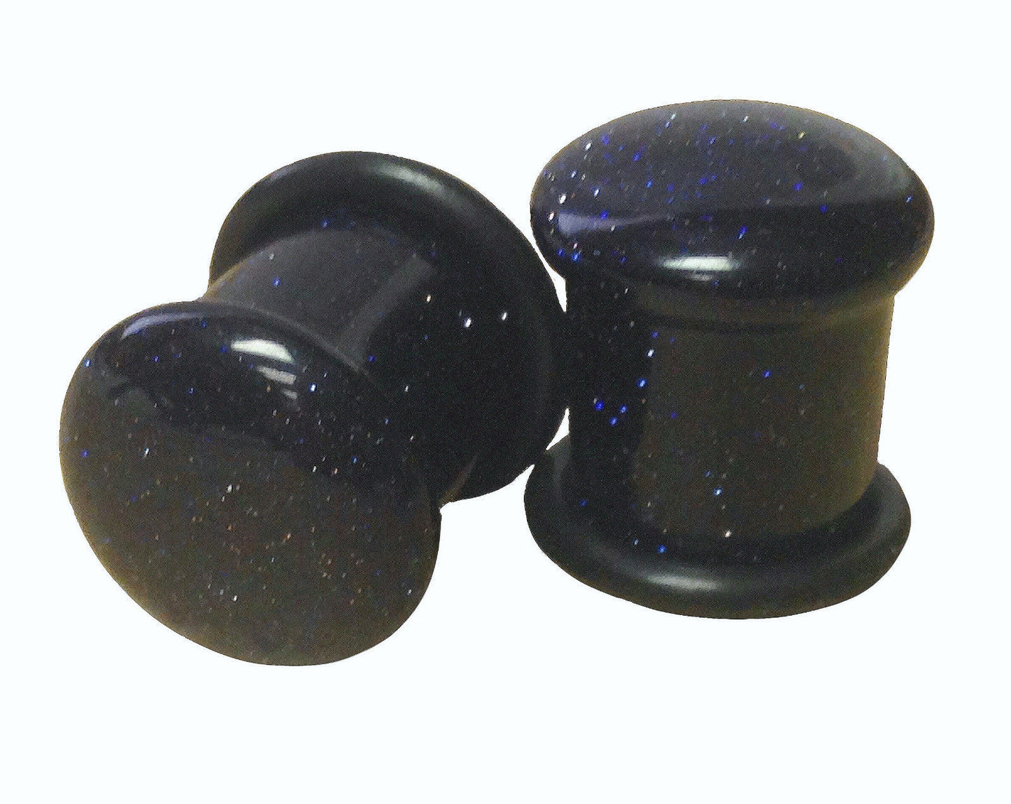 Stone Plugs Single Flare Midnight Sandstone - by the pair