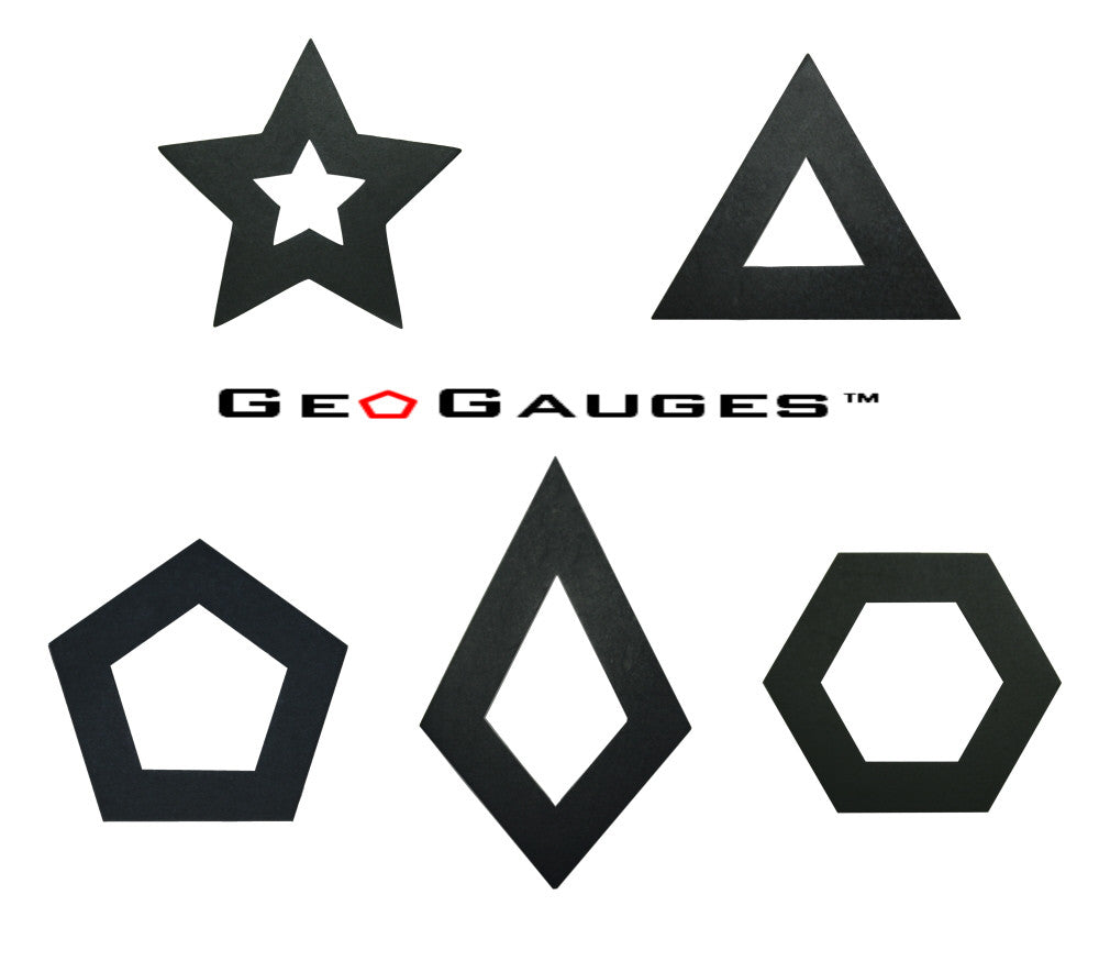 GeoGauges Brand Diamond Shaped Silicone Tunnels