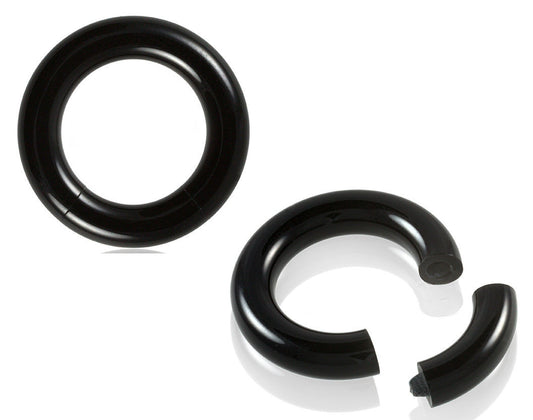 PAIR Black Acrylic Segment Rings